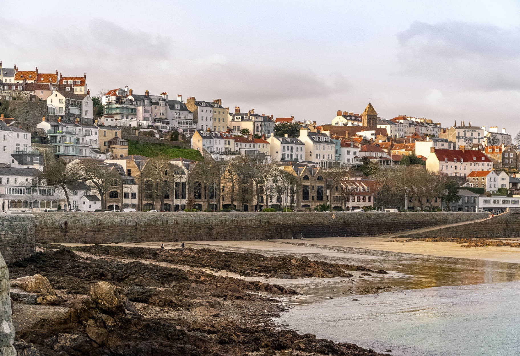 St Peter Port harbour and townscape, Guernsey